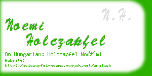 noemi holczapfel business card